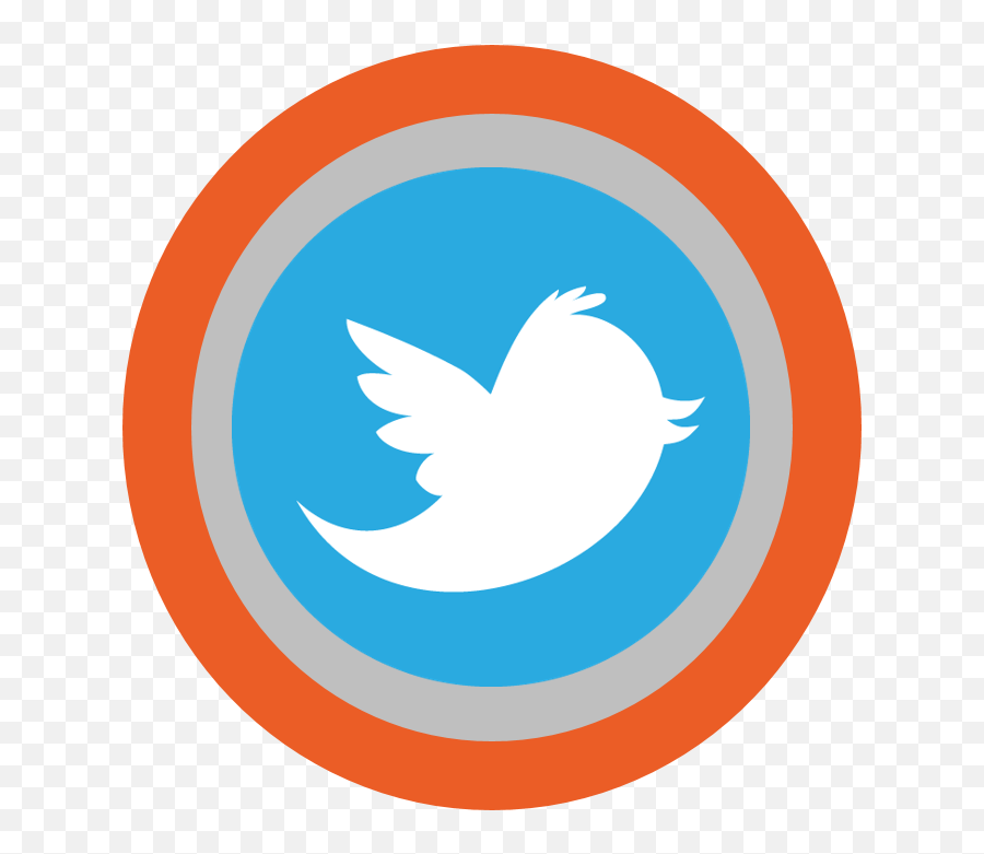 Twitter - Twitter Icon White Round Emoji,Follow Clipart