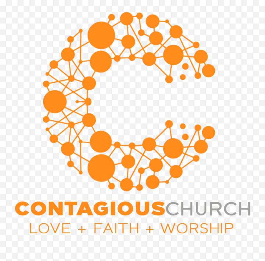 Contagious Church Our Motto Is To Make The Love Faith Emoji,Modern Church Logo