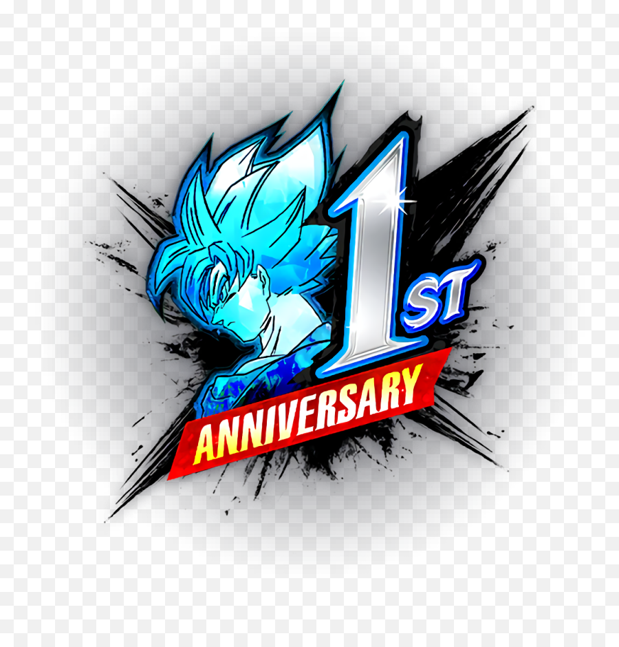 Dragon Ball Legends 1st Anniversary Logo - Renders Aiktry Emoji,Dragonball Logo