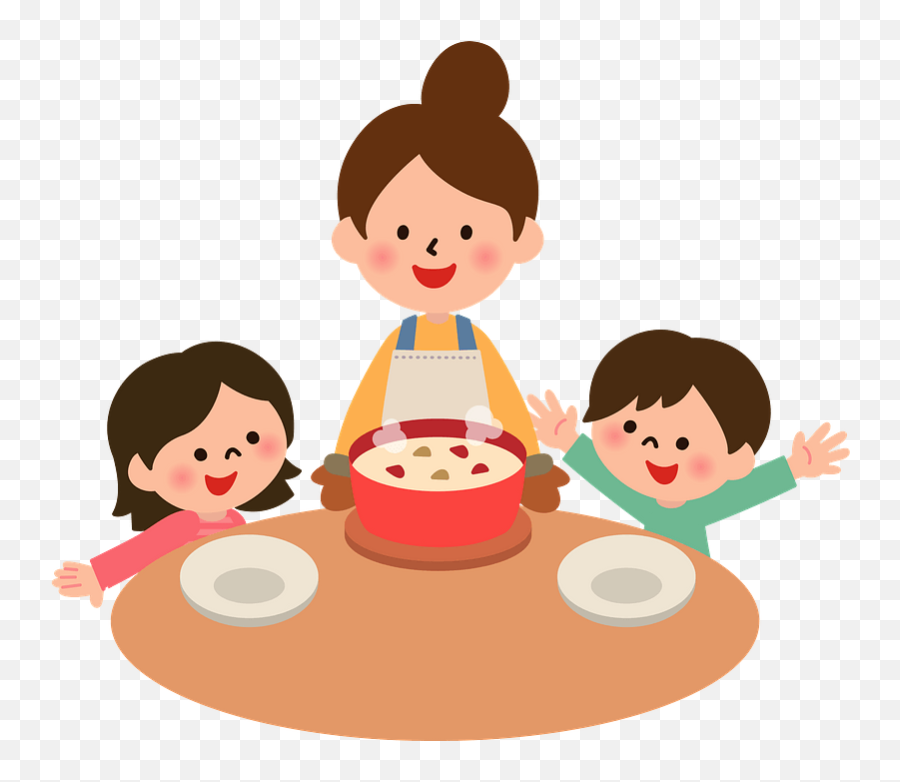 Ragout Stew Family Meal Clipart - Cartoon Picture Of Child Emoji,Meal Clipart