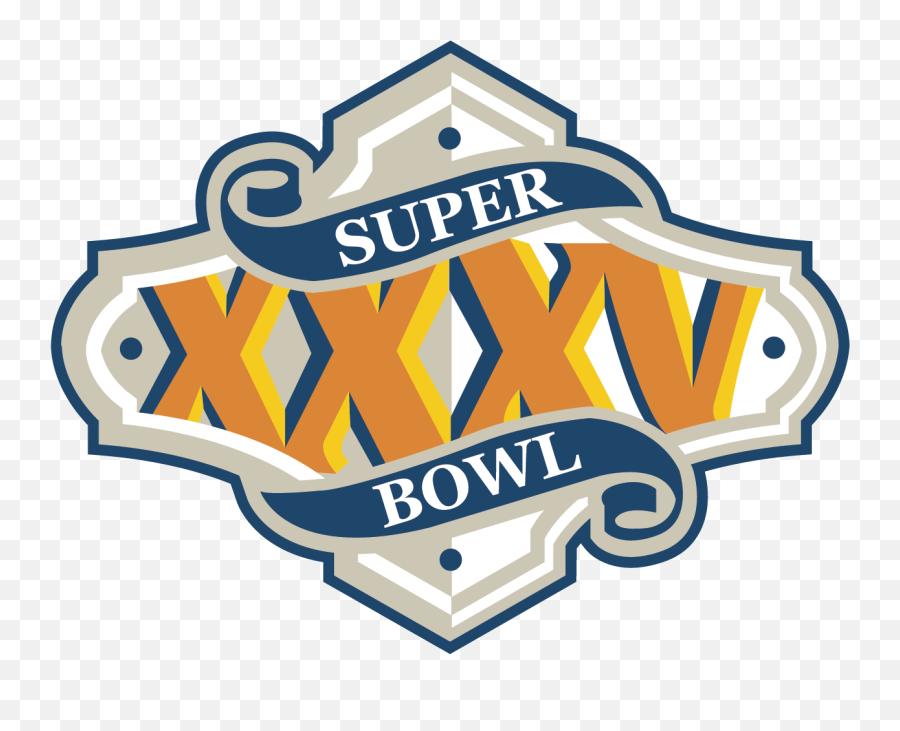 Super Bow Xxxv - Super Bowl Xxxv Logo Emoji,Superbowl Logo