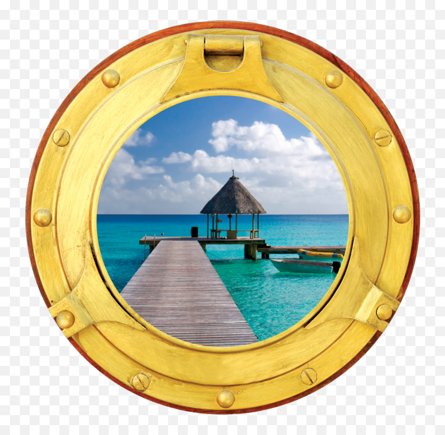 Bora Bora Emoji,Porthole Clipart