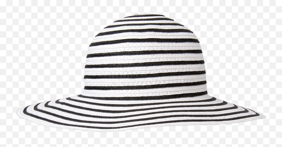Download Baby Girl White Stripe Striped Straw Hat At Emoji,Straw Hat Png