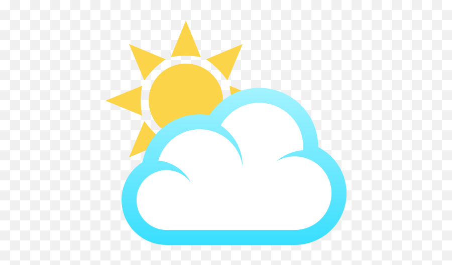 Emoji The Sun Behind The Clouds Wprock,Cloud Emoji Transparent