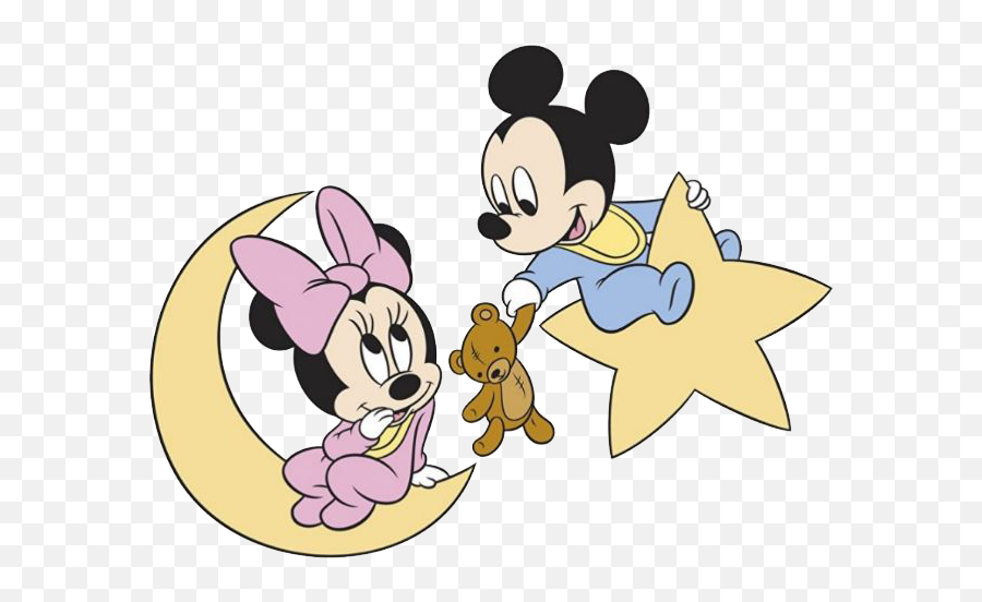 Baby Mickey U0026 Minnie Moonstar - Baby Mickey And Baby Minnie Emoji,Baby Mickey Png