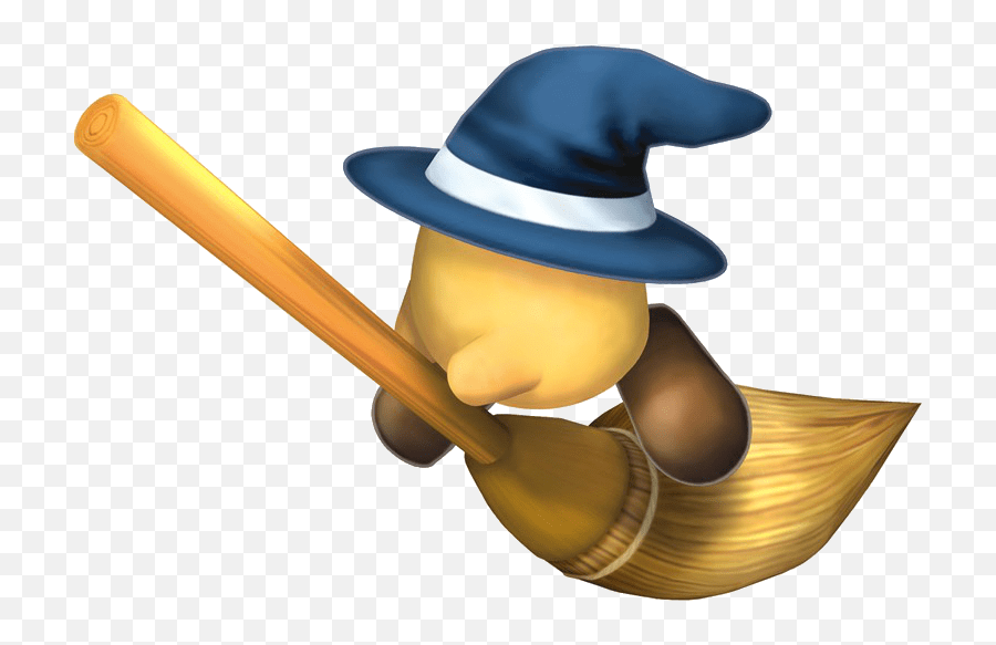 Kirby Broom Hatter Flying Around Transparent Png - Stickpng Emoji,Witch Legs Clipart