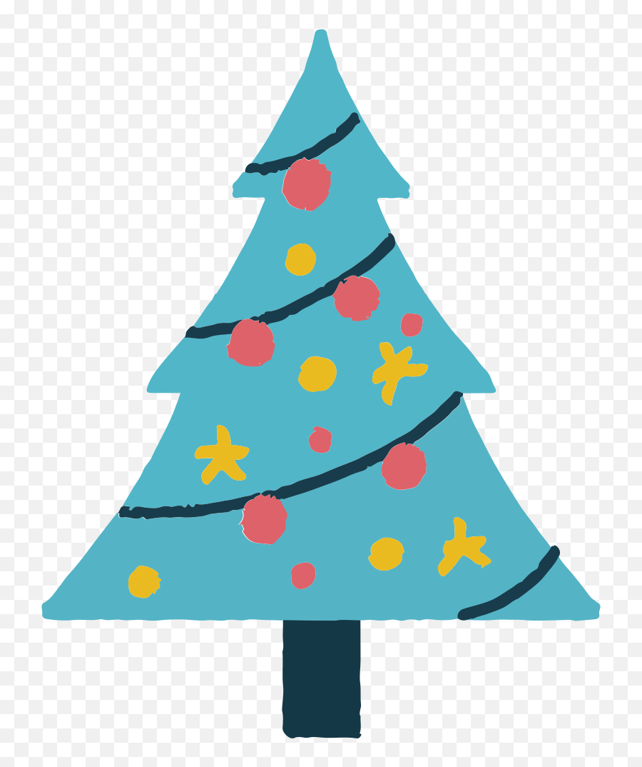 Christmas Tree Clipart Illustrations U0026 Images In Png And Svg Emoji,Christmas Moose Clipart