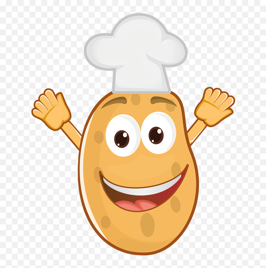 Potato Chef Kitchen Food Cook Png Picpng - Desenho De Batata Em Png Emoji,Chef Png