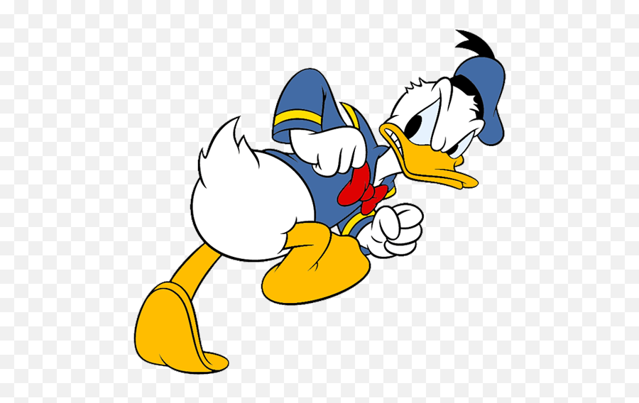Donald Duck Angry Clipart - Donald Duck Disney Angry Emoji,Angry Clipart