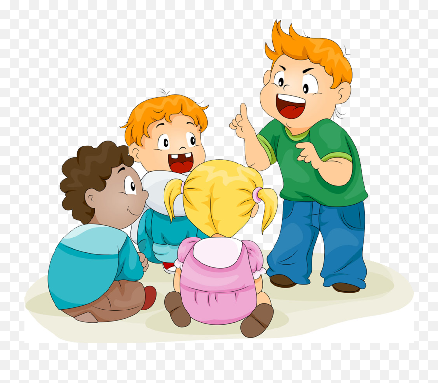 Download Storytelling Stock Photography Clip Art - Kids Telling A Story Png Emoji,Story Clipart