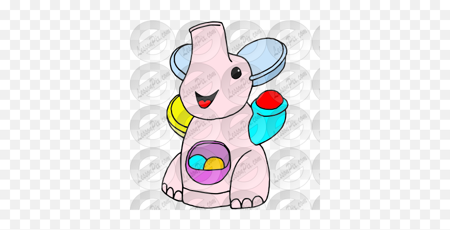 Elephant Toy Picture For Classroom Therapy Use - Great Happy Emoji,Toy Clipart