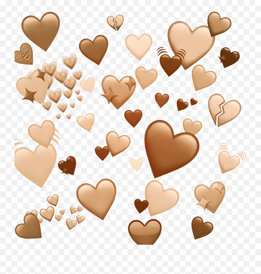 Png Brown Heart Emoji Brown Heart - Heart Brown Png,Heart Emoji Png