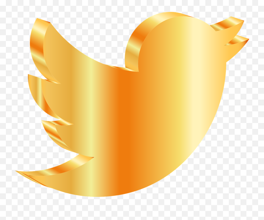 Download Free Photo Of Twittersocial Mediacommunications - Gold Png Twitter Logo Emoji,Twitter Logos