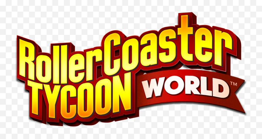 Download Rollercoaster Tycoon World Logo - Roller Coaster Rollercoaster Tycoon Png Emoji,Roller Coaster Transparent