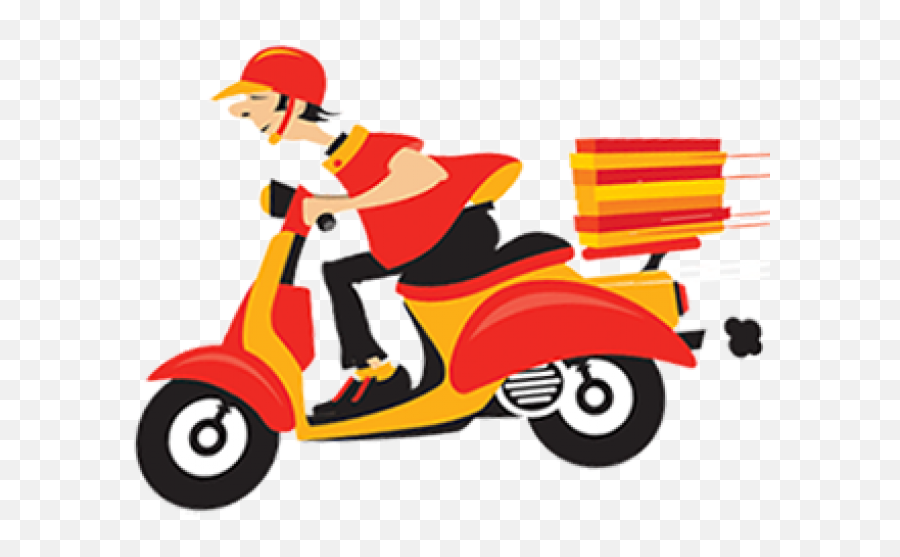 Scooter Clipart Indian - Home Delivery And Takeaway Emoji,Delivery Logo