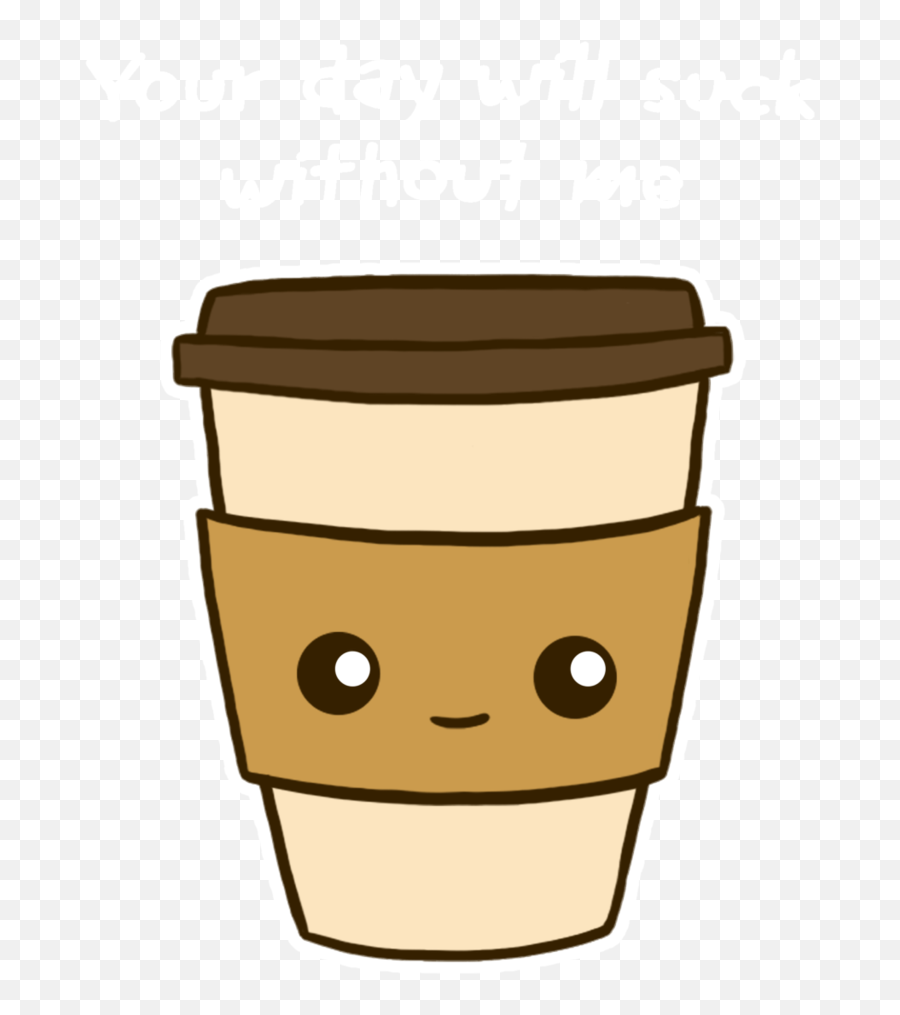 Coffee Addict Tee Fury - Cartoon Coffee Png Transparent Emoji,Coffee Transparent
