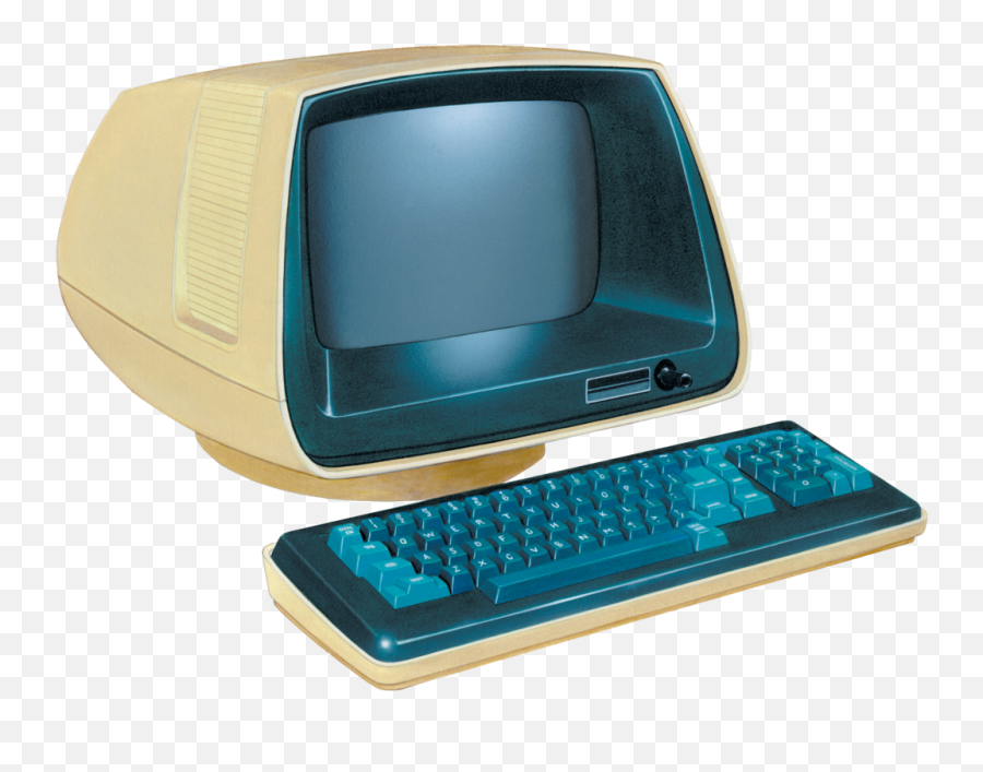 Retro Computer Png Transparent - Retro Computer Png Emoji,Old Computer Png