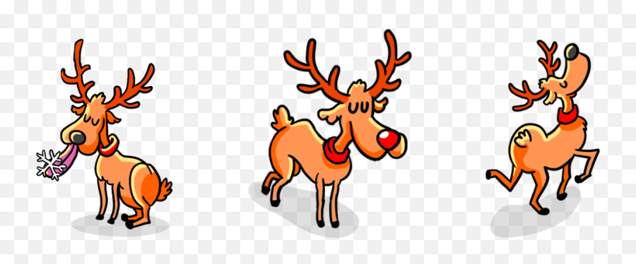 Can You Find All The Reindeer In This - Reindeer Emoji,Rudolph The Red Nosed Reindeer Clipart