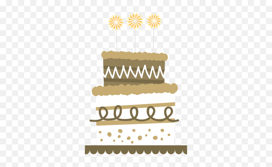 Flat Birthday Cake - Transparent Png Cake Png Emoji,Cake Transparent