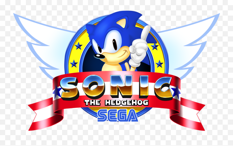 Sonic The Hedgehog Logo Png Clipart - Sega Genesis Emoji,Sonic X Logo
