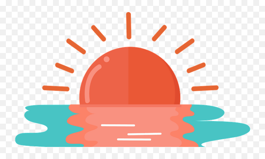 Sunset Clipart - Art Emoji,Sunset Clipart