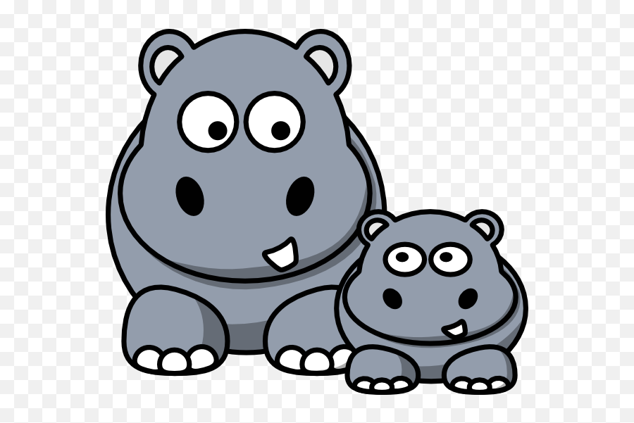 Free Hippo Cliparts Download Free Clip - Hippos Clipart Emoji,Hippo Clipart