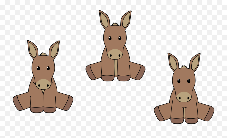 Download Donkey Horse Mule Computer - Donkeys Clipart Png Emoji,Donkey Clipart