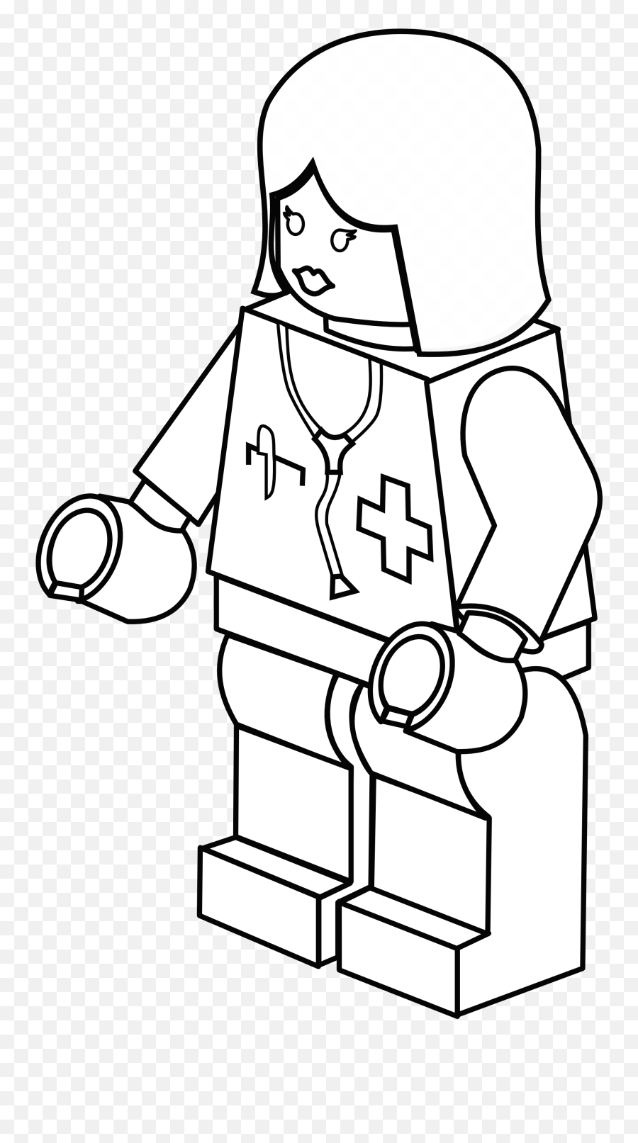 Free Lego Clipart - Lego Doctor Coloring Page Emoji,Lego Clipart