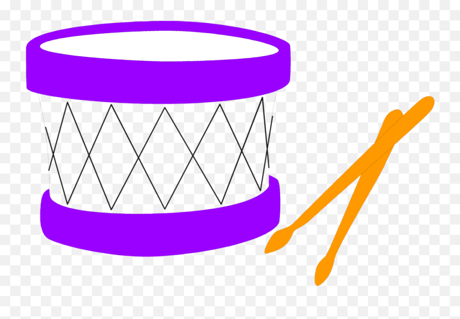 Purple Drum Clipart Png Image With No - Png Purple Drum Clipart Emoji,Drum Clipart