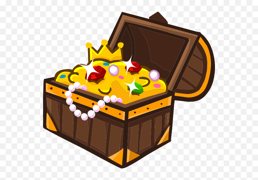 Treasure Chest Png Alpha Channel Emoji,Treasure Chest Clipart