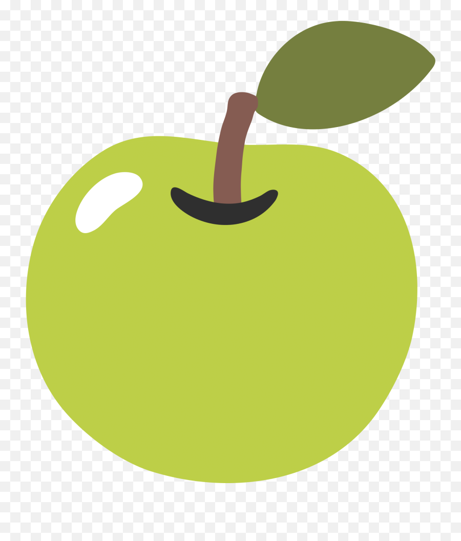 Emoji Apple Transparent Png - Transparent Background Green Apple Clipart,Apple Transparent