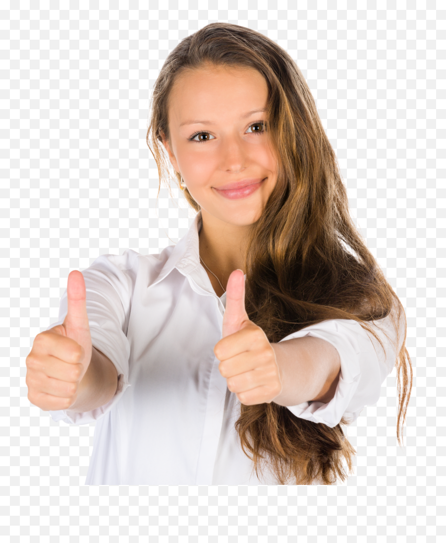 Businesswoman With Thumbs Up Free Stock - Thumbs Up Stock Image Transparent Png Emoji,Thumbs Up Transparent