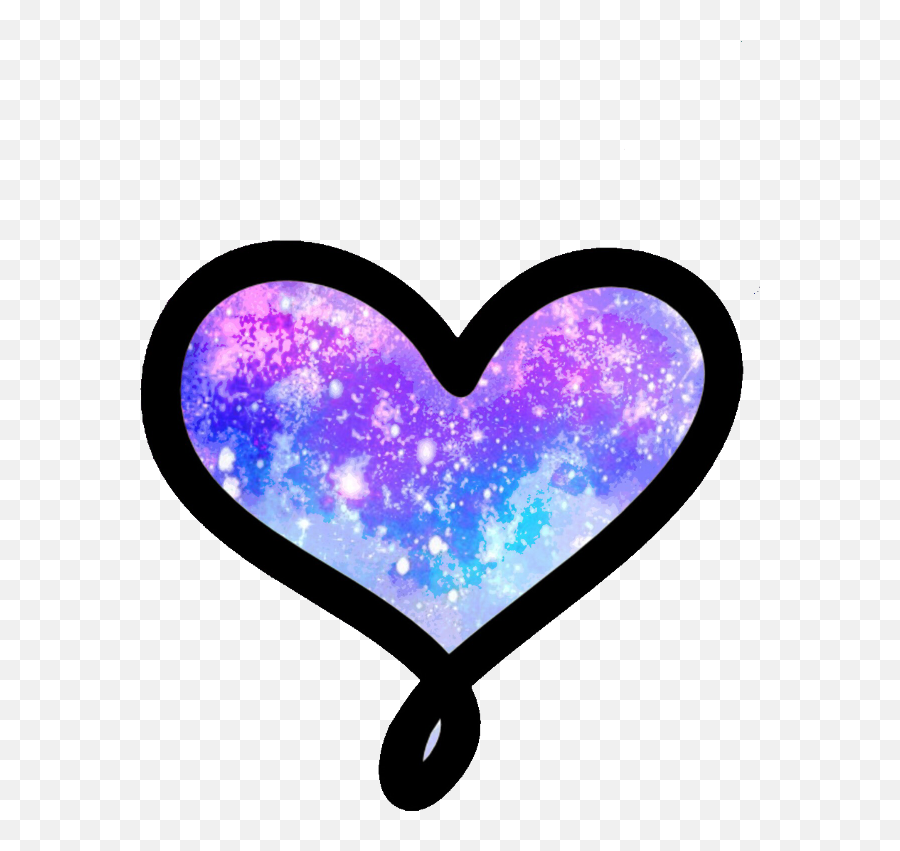 Clipart Freeuse Stock Comet Clipart Galaxy - Transparent Transparent Cute Love Heart Emoji,Galaxy Clipart