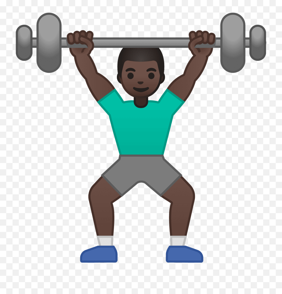 Man Lifting Weights Emoji Clipart,Weight Clipart