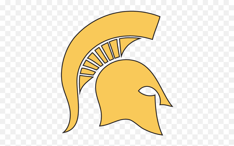 Download Trojan Clipart Black Gold - Gold Spartan Head Logo Emoji,Trojan Logo