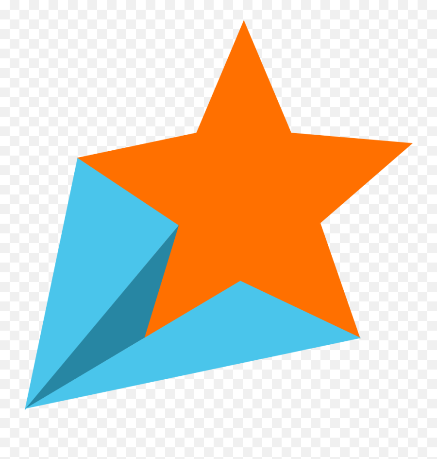 Star Shadow Logo Png - Shooting Star Retro Transparent Emoji,Shadow Logo