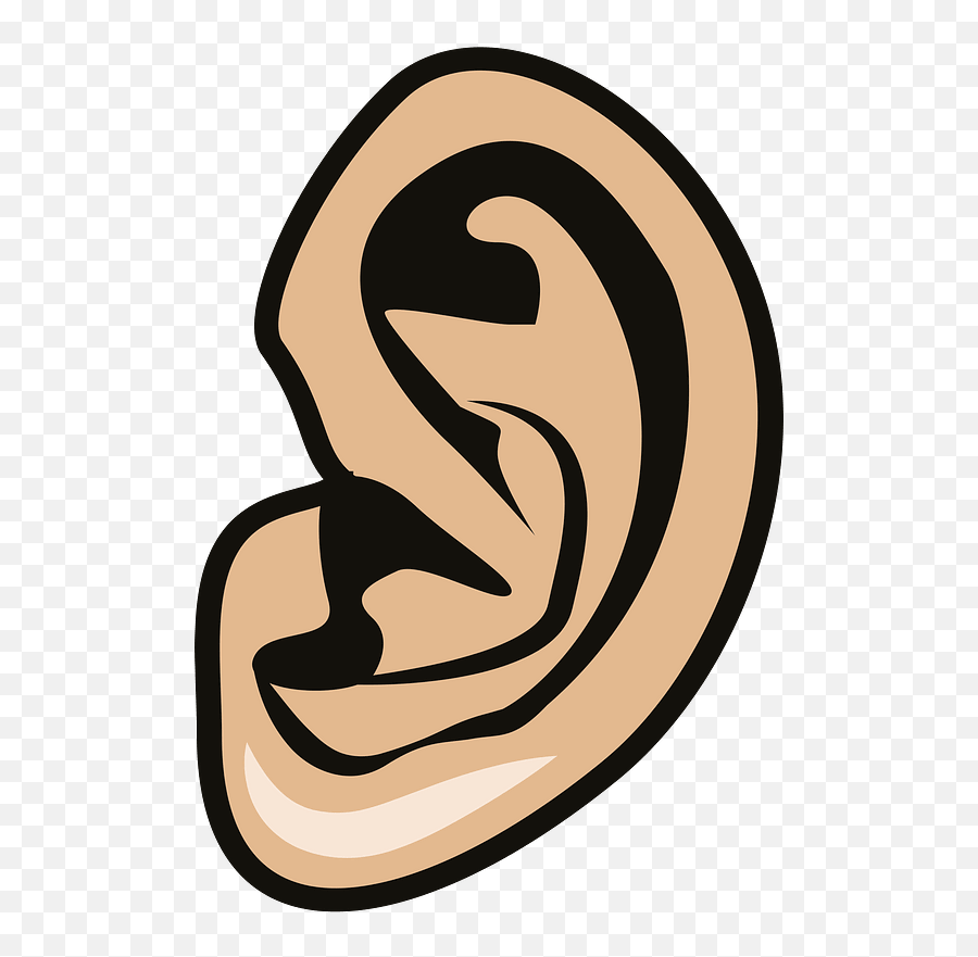Ear Clipart - Ear Clipart Png Hd Emoji,Ear Clipart