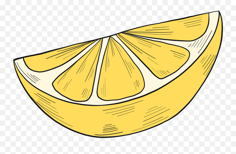 Slice Of Lemon Clipart - Sweet Lemon Emoji,Lemon Clipart