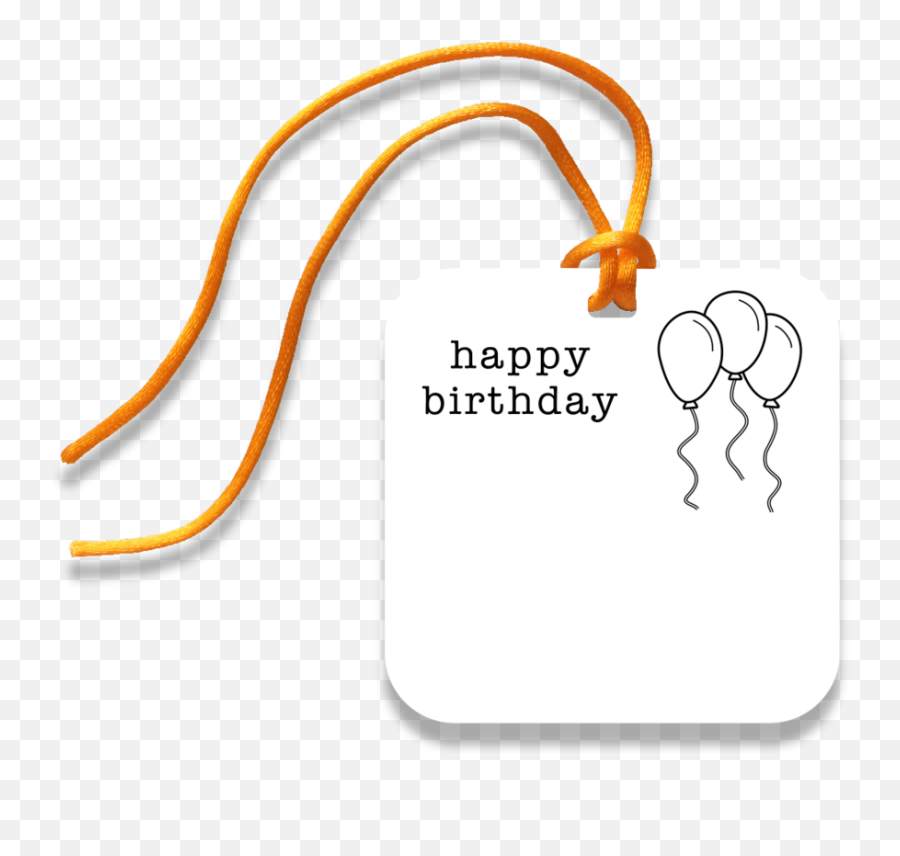 Birthday Gift Tag - Language Emoji,Gift Tag Clipart