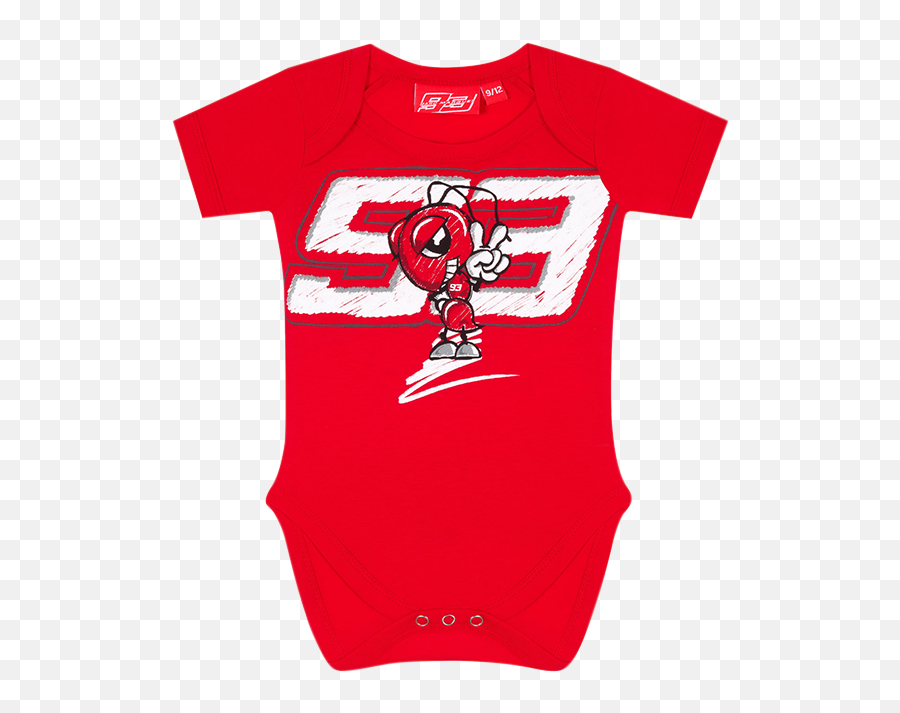 Baby Romper Red Ant 93 - 2083003 Marquez Emoji,Bebe Logo