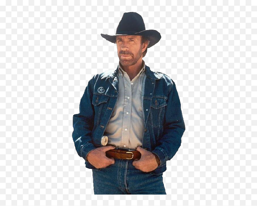 Chuck Norris Cowboy Png Image - Cowboy Png Emoji,Cowboy Png