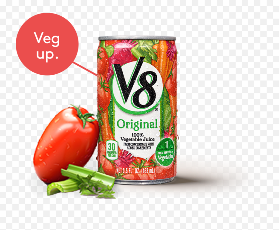 V8 Vegetable Juice - V8 Fruit And Vegetable Juices V8 Vegetable Juice Emoji,Veggies Png