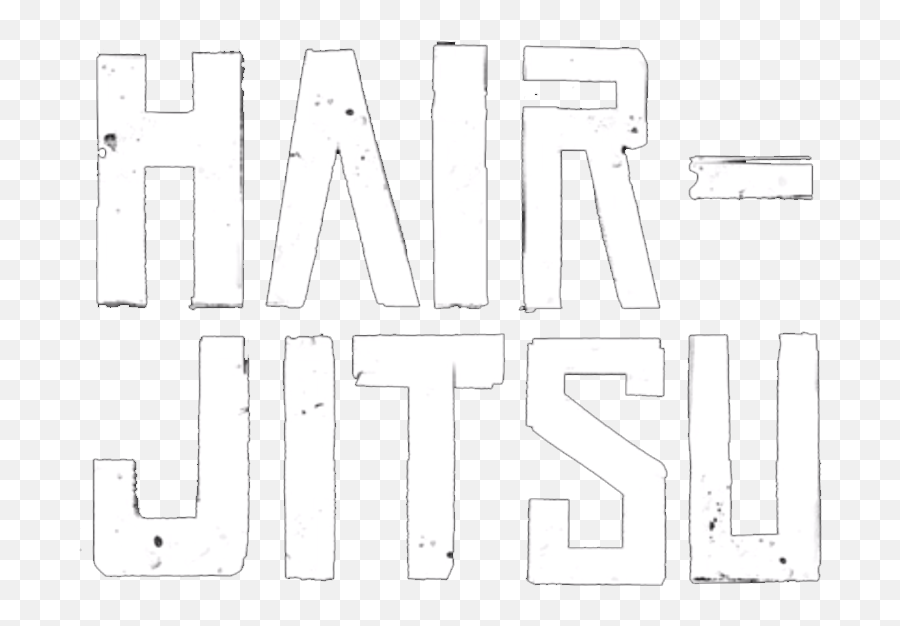 Hair Jitsu - Language Emoji,Imaginative Logo