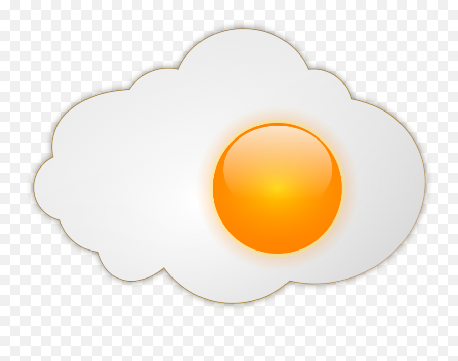 Thinking Of You Clipart Fried Egg - Sunny Side Up Png Emoji,Thinking Of You Clipart