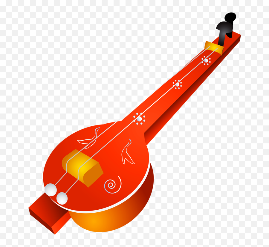 Indian Musical Instruments Vector Png - Vector Music Instruments Png Emoji,Instruments Clipart