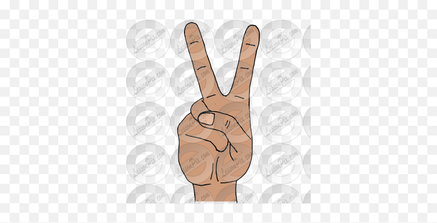 V Picture For Classroom Therapy Use - Great V Clipart Sign Language Emoji,V Clipart