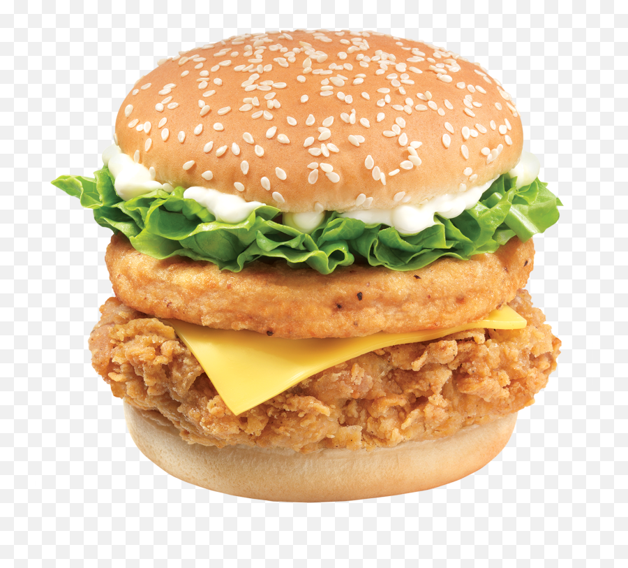 Veg Burger Png - Tower Burger Marrybrown Emoji,Church's Chicken Logo