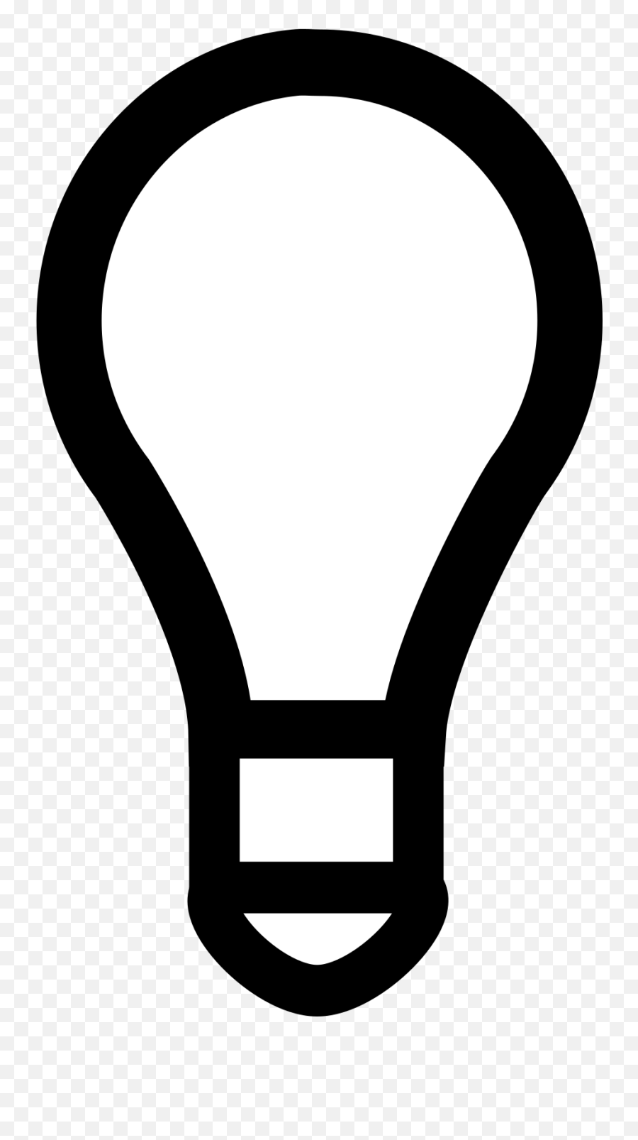 Lightbulb Svg Vector Lightbulb Clip Art - Svg Clipart Incandescent Light Bulb Emoji,Light Bulb Clipart Black And White