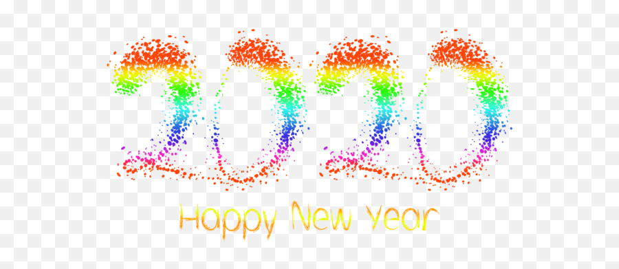 2020 Happy New Year Png Clipart Image - Dot Emoji,Free Happy New Years Clipart