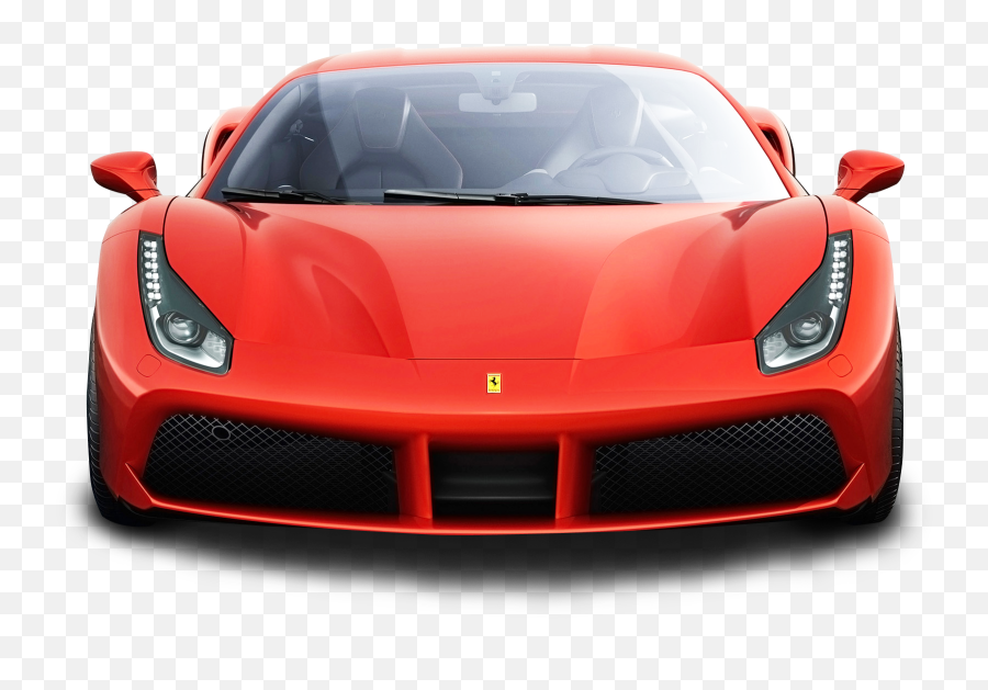 Red Ferrari Front View Png Image - Red Ferrari Png Emoji,Sports Car Png